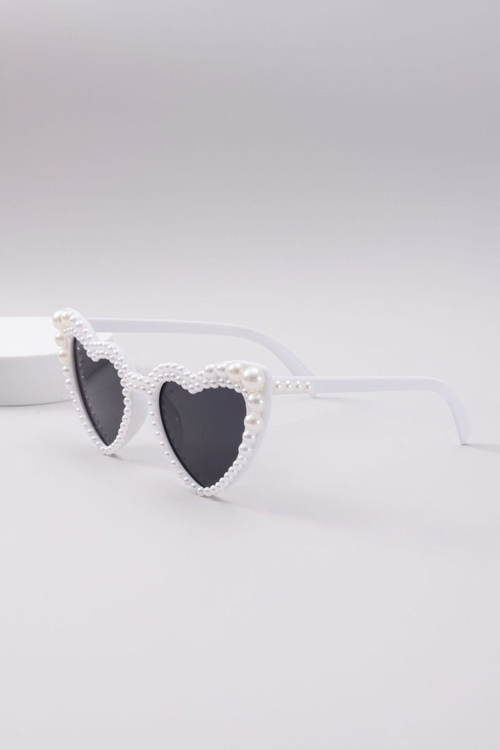 Damen Designer-Sonnenbrille mit Perlenrahmen von Karnz