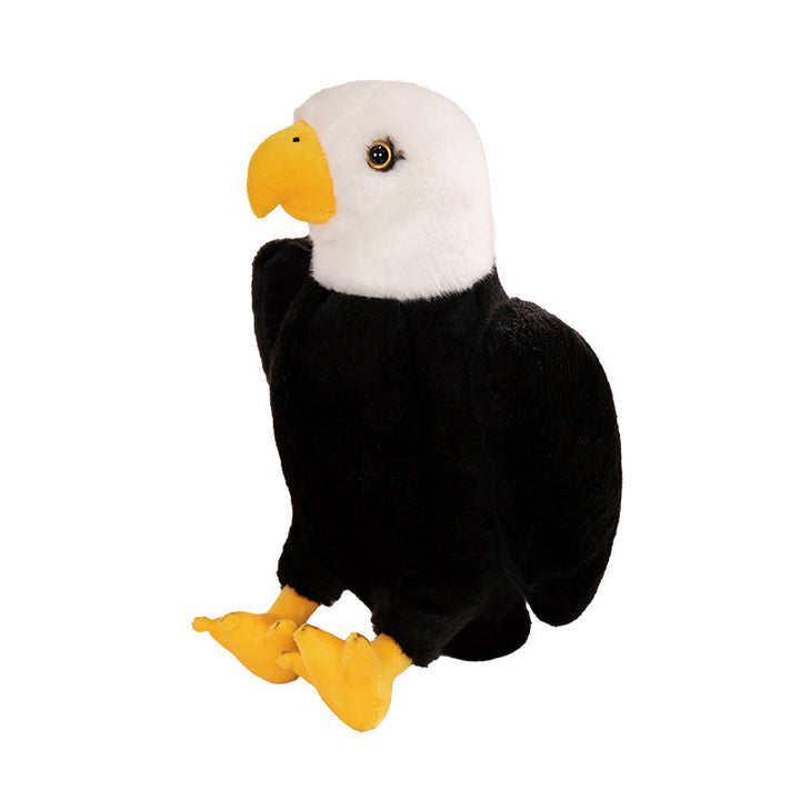 Realistische sitzende Weißkopfseeadler-Plüschsammlung mit weichem Kunstfell & detailliertem Schnabel und Füßen Karnz