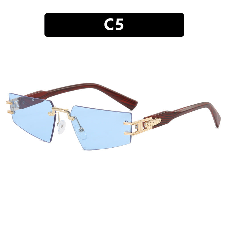 Damen modische Sonnenbrille mit eleganter quadratischer Rahmenkonstruktion und luxuriösen Details Karnz