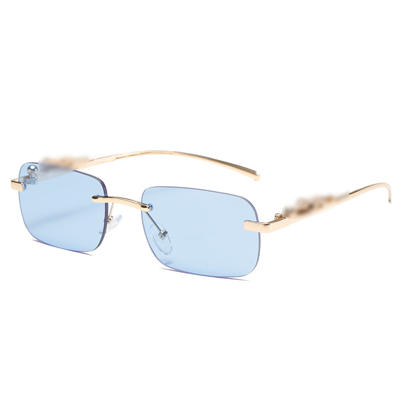 Damen stilvolle rechteckige Sonnenbrille Karnz