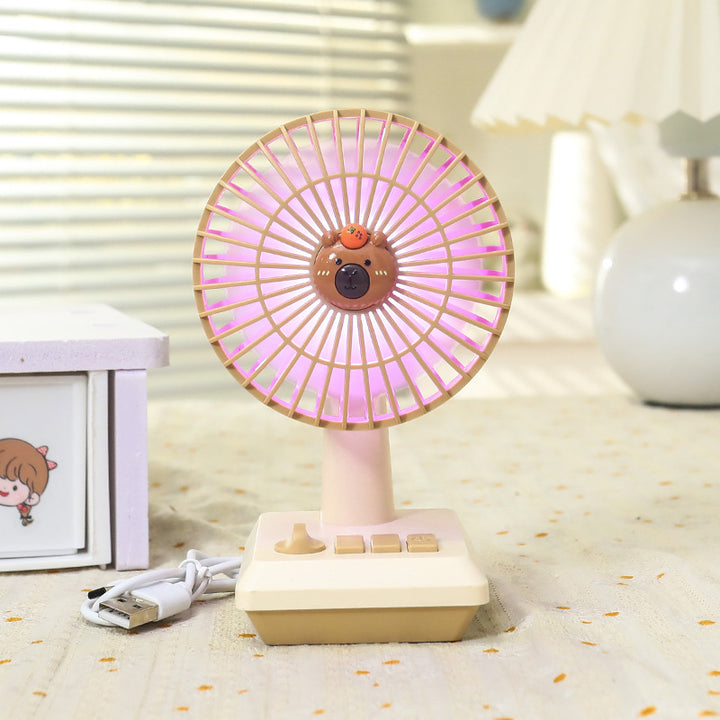 Unisex Tragbarer USB Handventilator im verspielten Ananasdesign Karnz
