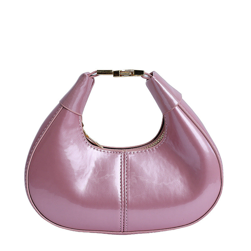 Glänzende Lackleder Abendhandtasche Karnz
