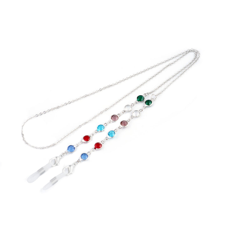 Bunte Dekorative Brillen Kette Karnz
