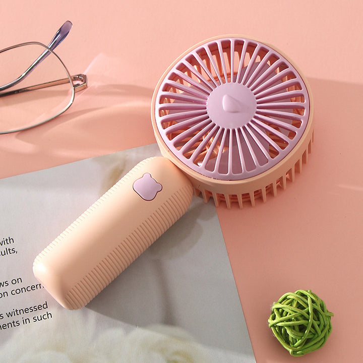 Damen Tragbarer Handventilator mit süßem Tiermotiv Karnz