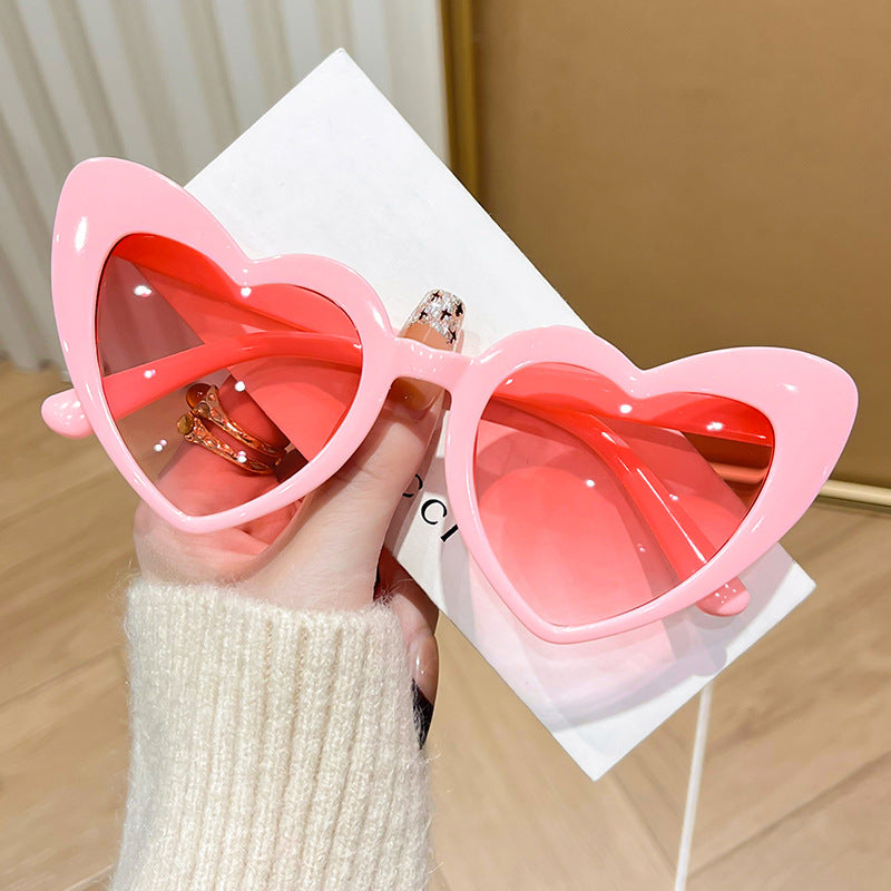 Damen herzförmige Sonnenbrille Karnz
