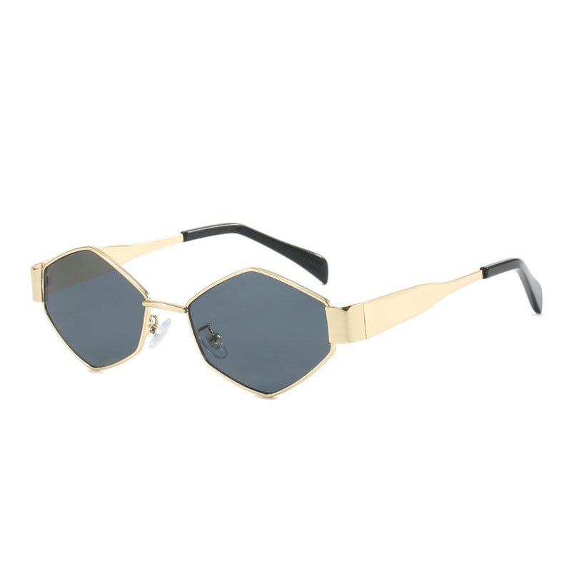 Damen geometrische Sonnenbrille Karnz