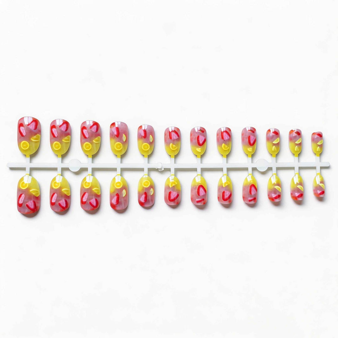 Tropische Früchte Nagelkunst