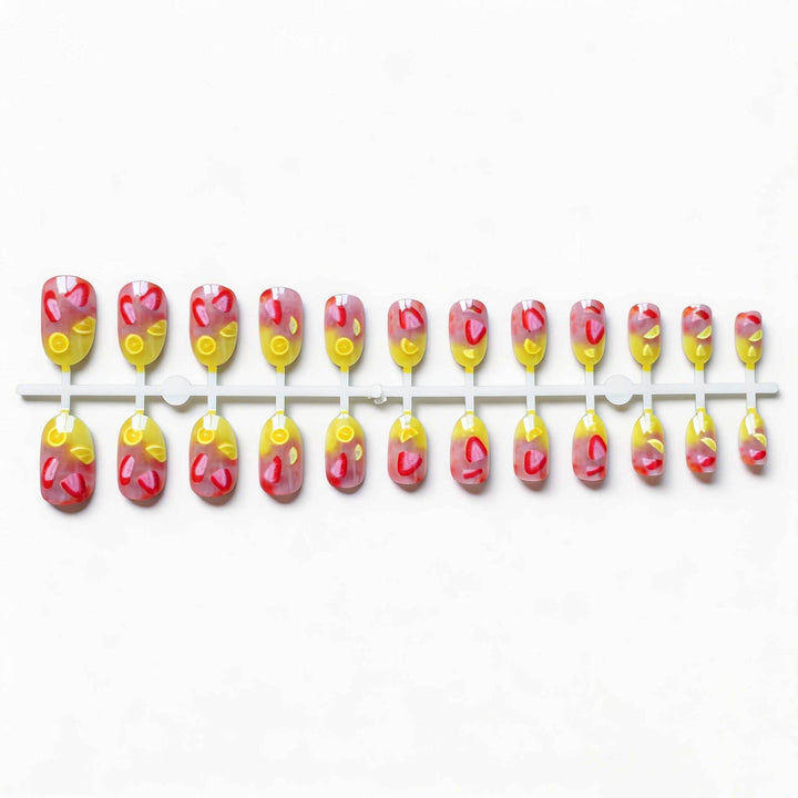 Tropische Früchte Nagelkunst