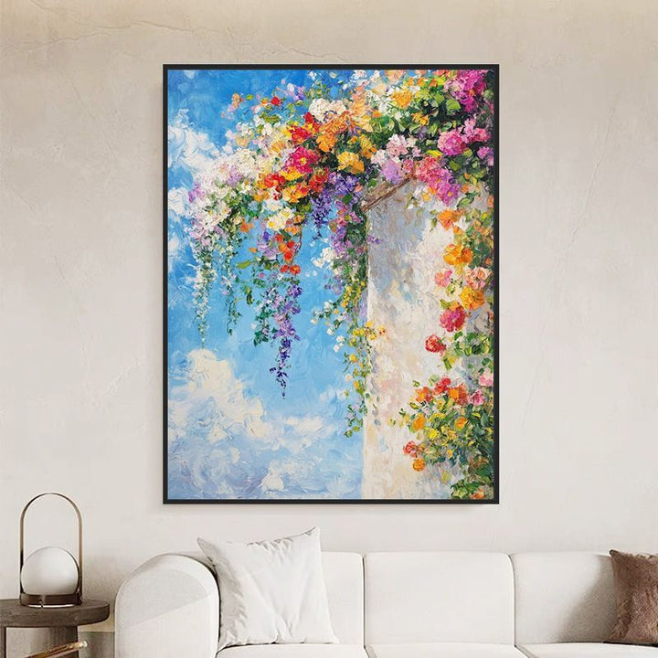 Florale Landschaft Wandkunst Karnz