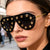 Damen Statement-Sonnenbrille im futuristischen Design mit dekorativen Elementen Karnz