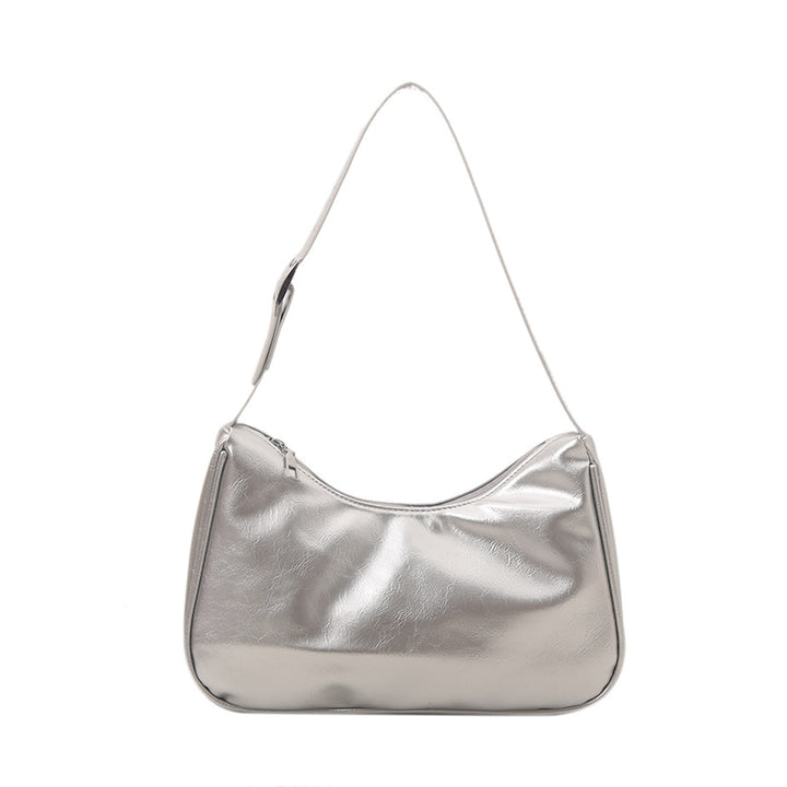 Vintage-inspirierte weiche Lackleder-Handtasche Karnz
