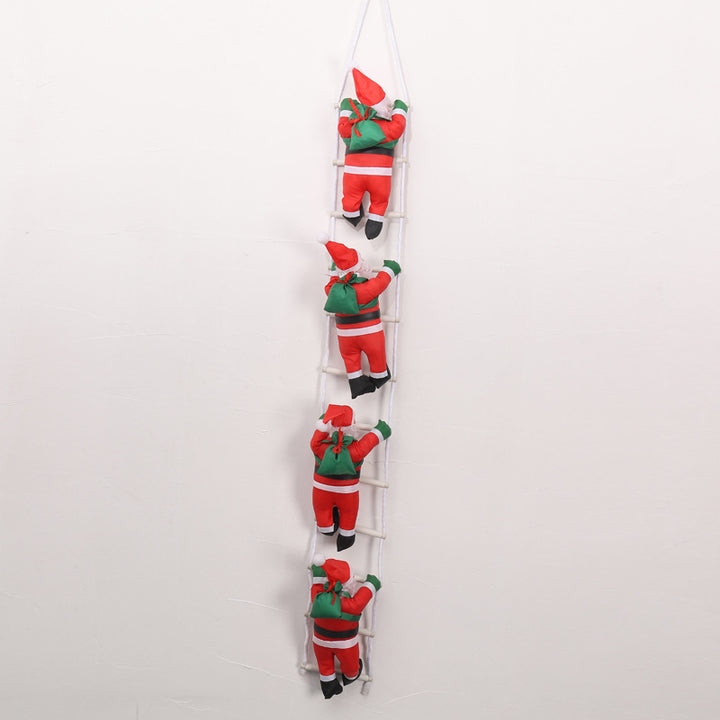 Dekorative Weihnachtsmann-Kletterfigur Karnz
