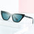 Damen Cat-Eye Sonnenbrille mit modernem Kettenrahmen Karnz