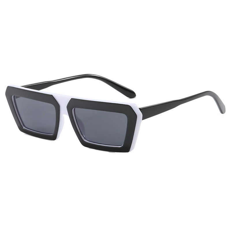 Damen modische Sonnenbrille mit markantem eckigen Rahmen und polarisierenden Gläsern Karnz