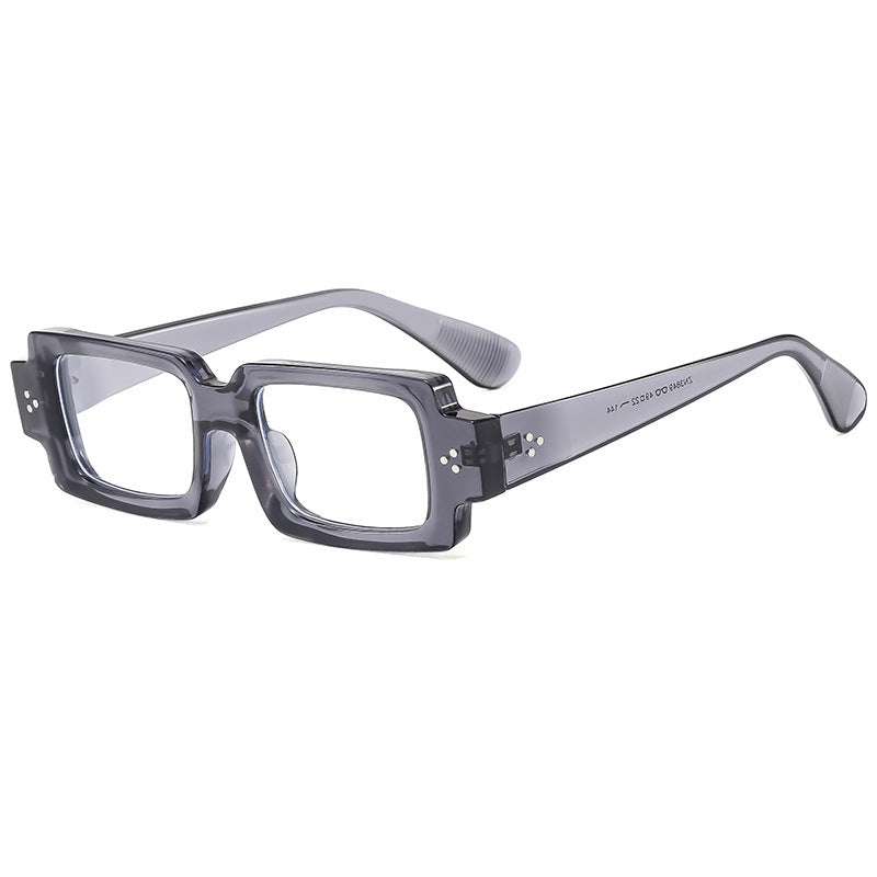 Fette rechteckige Rahmenbrille Karnz
