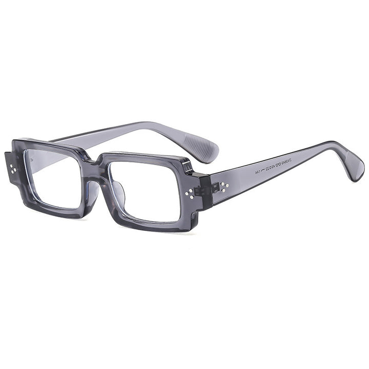 Fette rechteckige Rahmenbrille Karnz