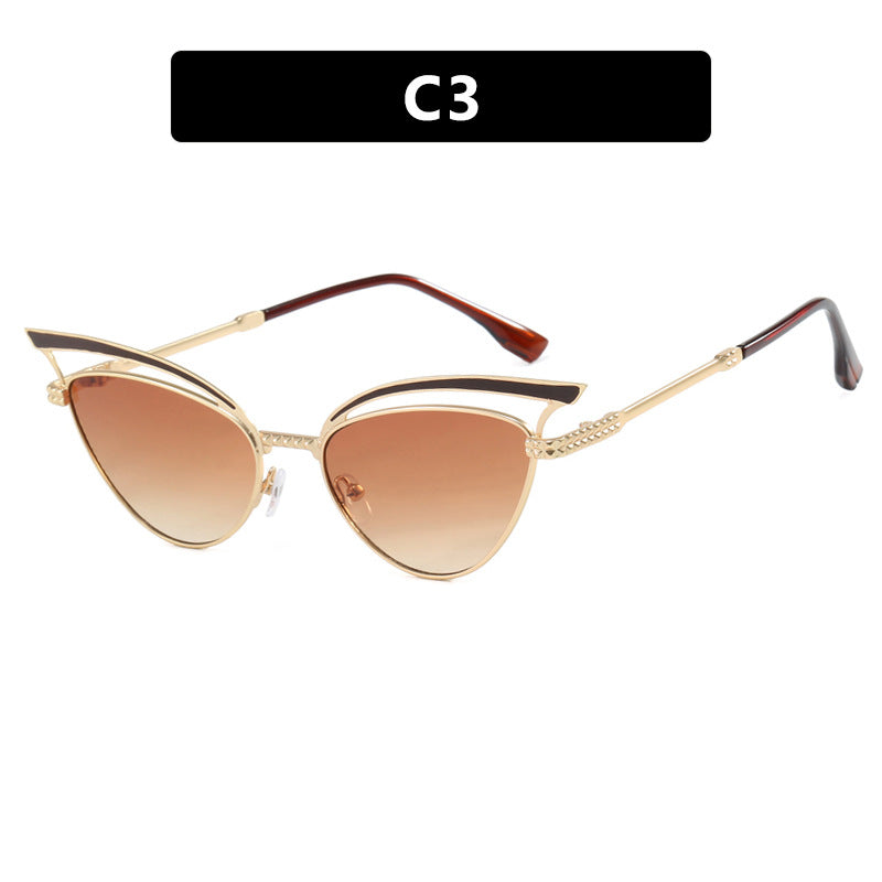 Damen Cat-Eye Brille mit filigranem Designelement Karnz