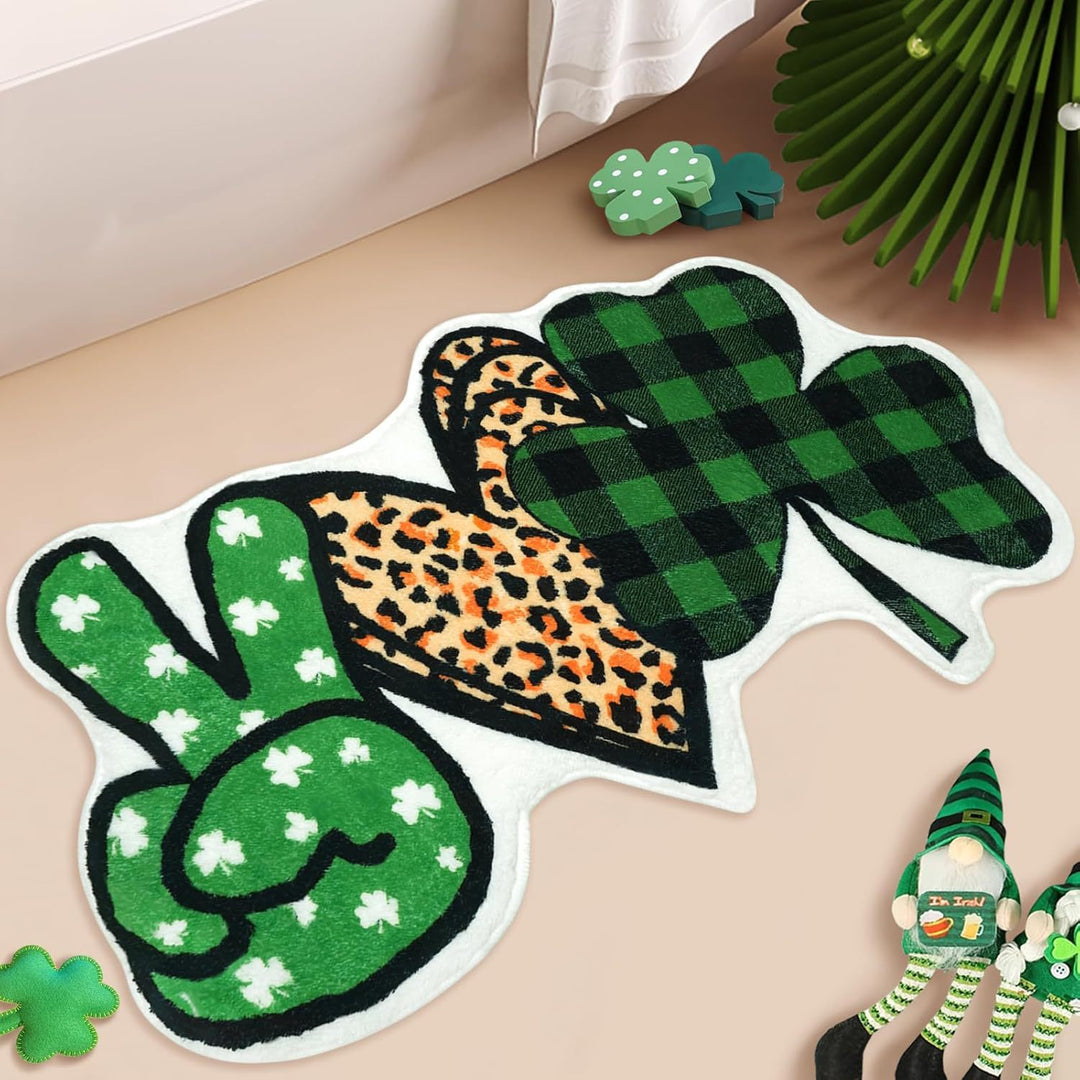 St. Patrick's Day Themen Plüsch-Badematte