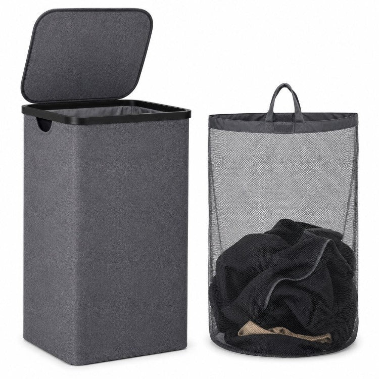 Multifunktionale Aufbewahrungsbox mit Abdeckbarem Deckel und Tragegriffen Karnz