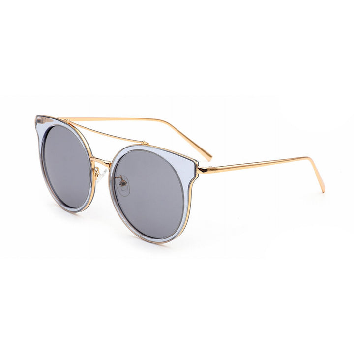 Damen modische Sonnenbrille mit innovativem Cat-Eye-Rahmen und hochwertigen Gläsern Karnz