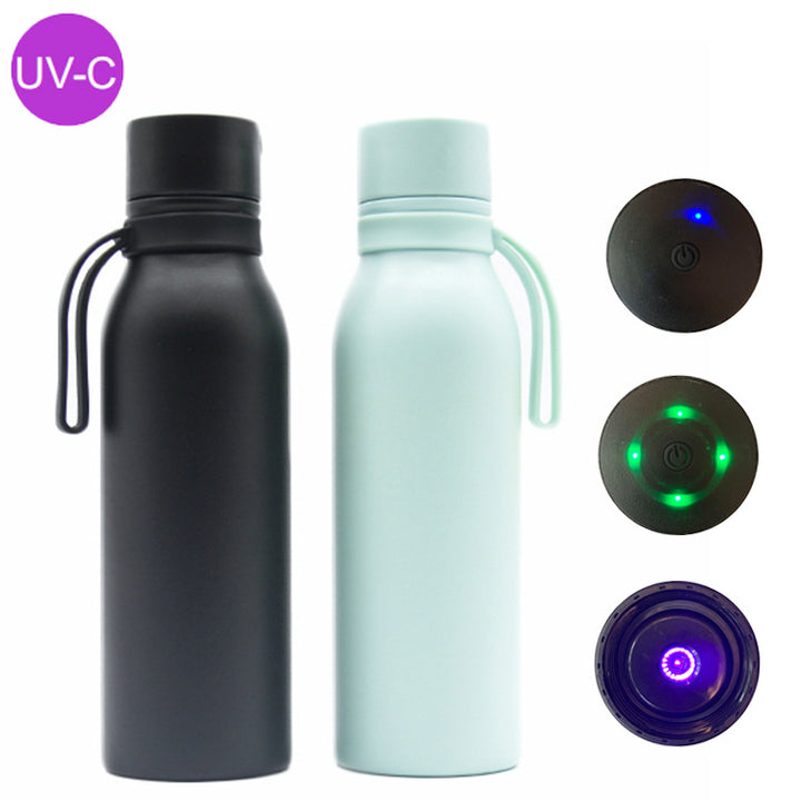 Damen UV-Desinfektions Wasserflasche mit LED-Anzeige und USB-Anschluss Karnz
