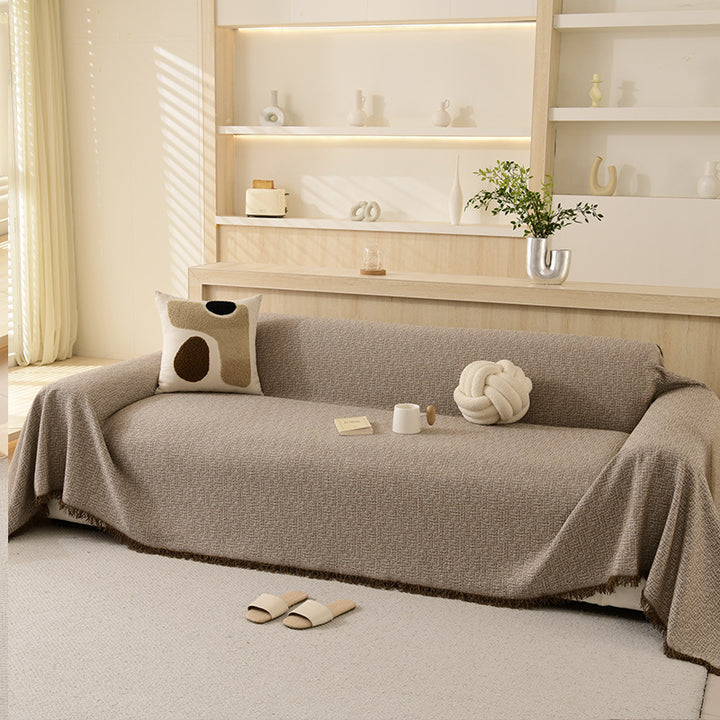 Gemütliche Fleece-Sofa-Wurfdecke