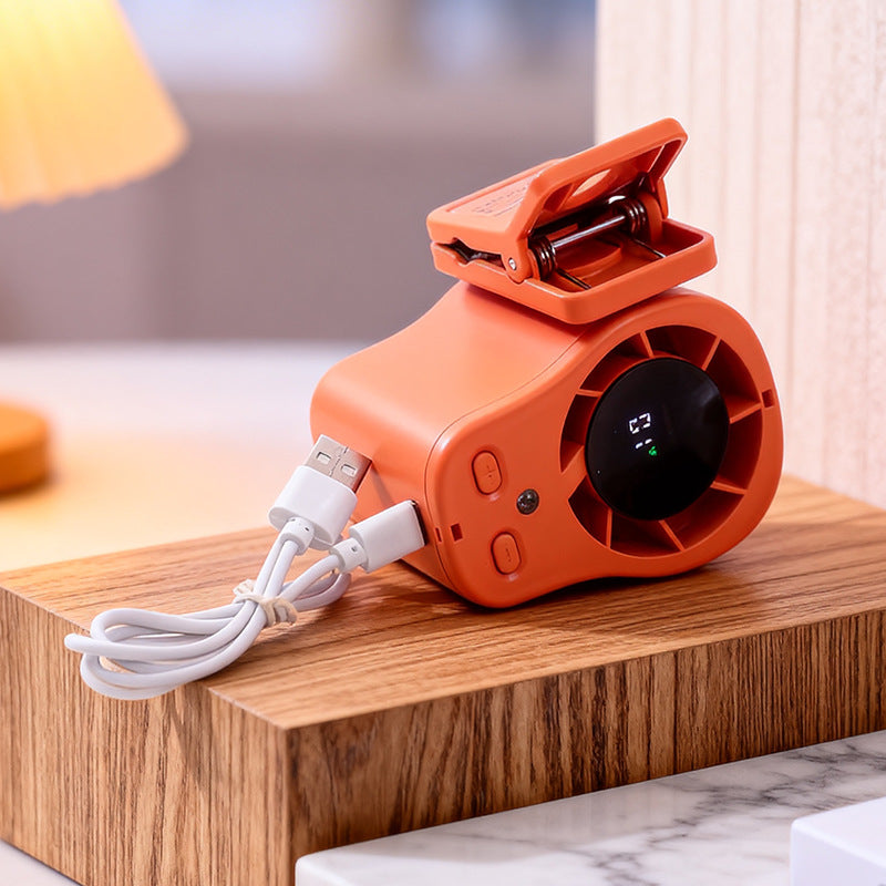 Damen Tragbarer Clipventilator mit LED-Anzeige Karnz