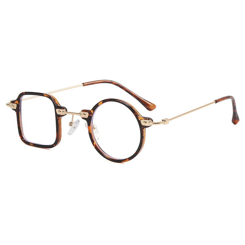 Damen elegante runde Hybridbrille mit quadratischem Design Karnz
