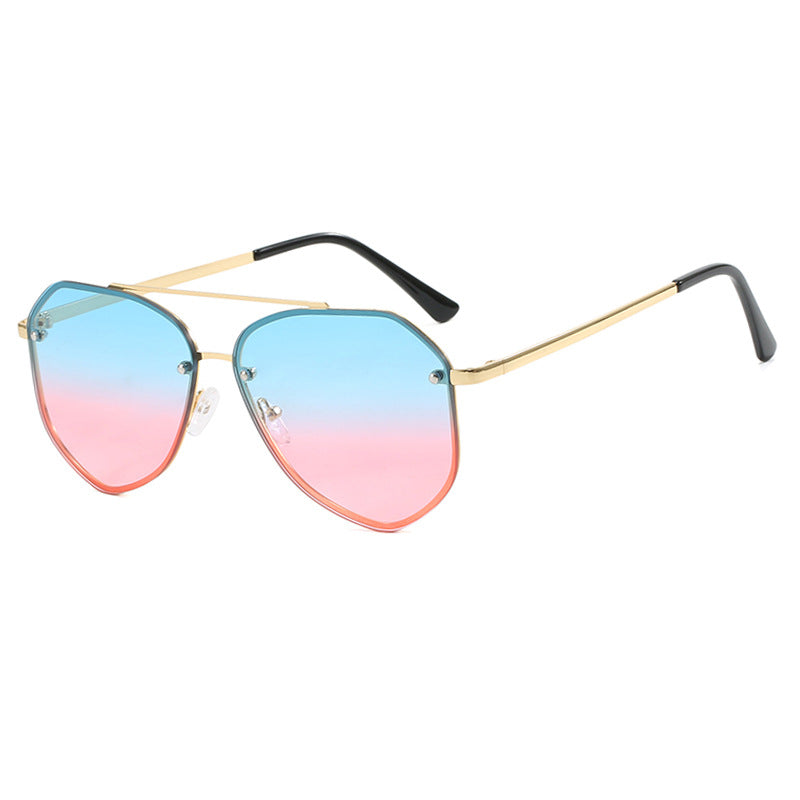 Damen stylische Sonnenbrille im einzigartigen Pentagramm-Design Karnz