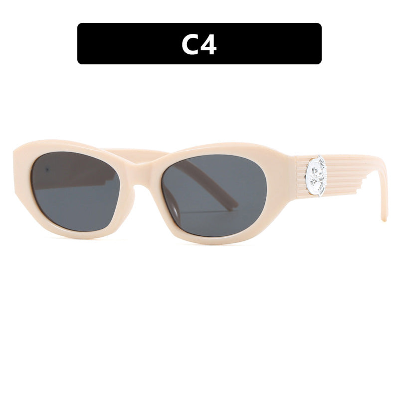 Damen modische Cat-Eye Sonnenbrille mit markantem Design und luxuriösen Details Karnz