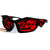 Damen Sportliche Sonnenbrille mit futuristischem Design Karnz