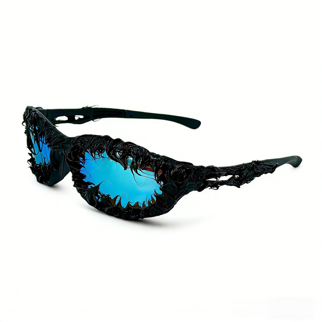 Damen außergewöhnliche Sportsonnenbrille mit innovativem Design Karnz