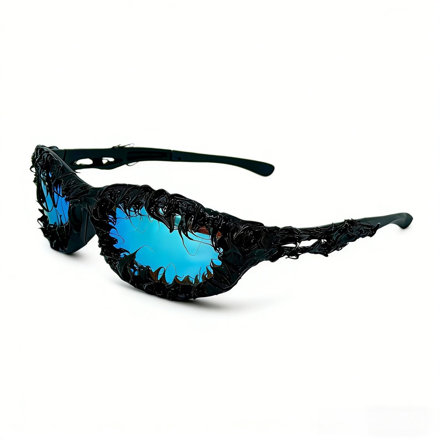 Damen außergewöhnliche Sportsonnenbrille mit innovativem Design Karnz