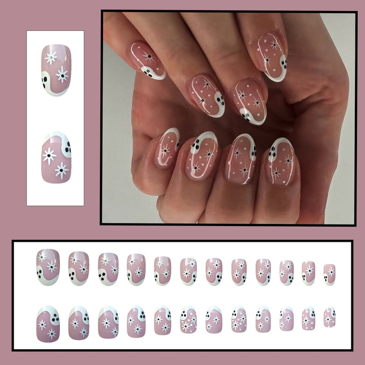 Künstlerisches Press-On Nagelset