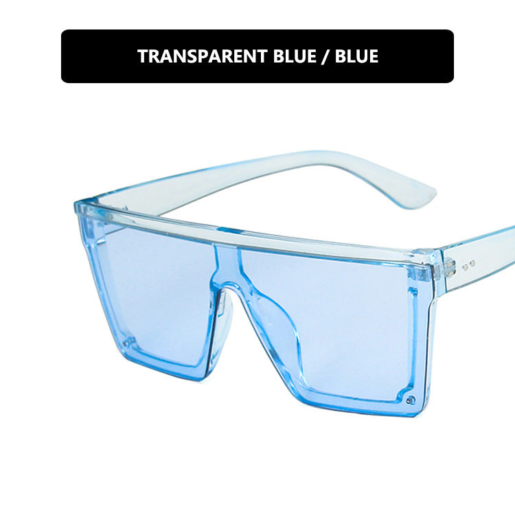 Damen futuristische Sonnenbrille im schützenden Oversized-Format Karnz