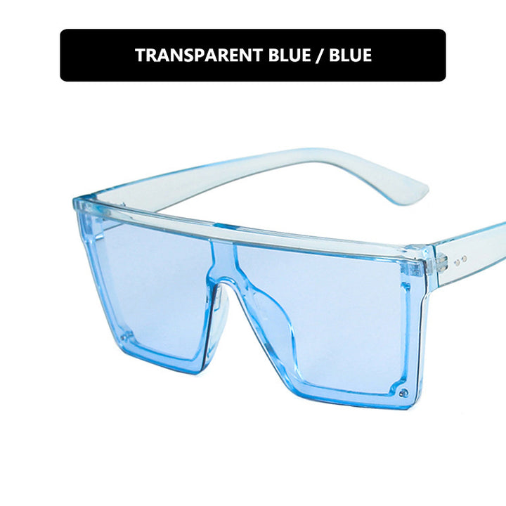 Damen futuristische Sonnenbrille im schützenden Oversized-Format Karnz