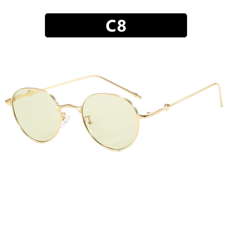 Damen elegante Sonnenbrille im modischen Ovale-Design Karnz