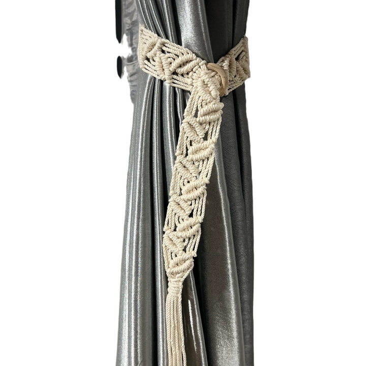 Macrame Vorhangbinder Karnz