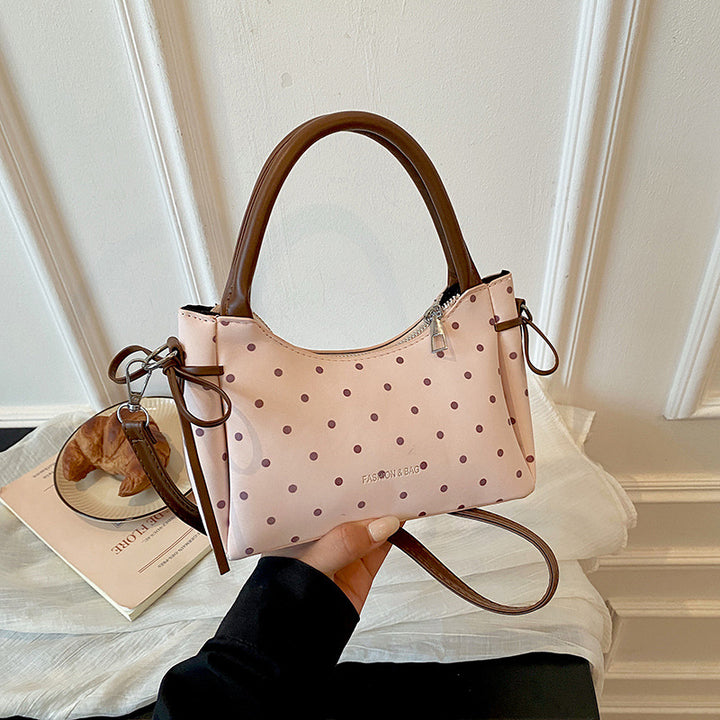 Premium Polka Dot Mini Handtas