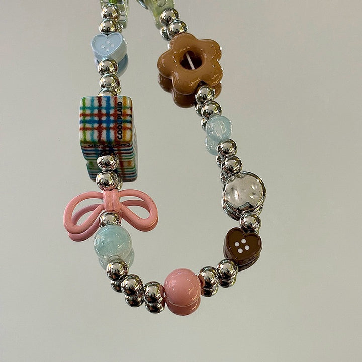 Verspielt Perlen Charme Armband Karnz