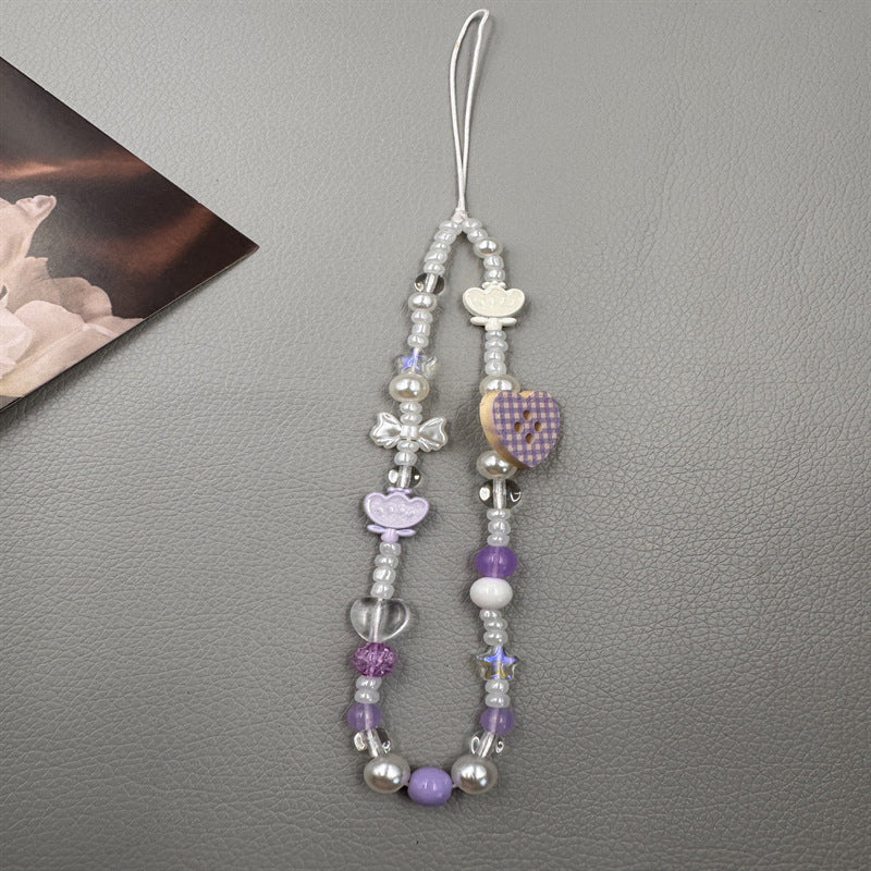 Dekorativer Perlencharms-Handylanyard Karnz 1790135299