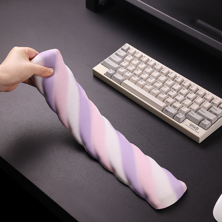 Verdrehter Gel Tastatur Handgelenkstütze