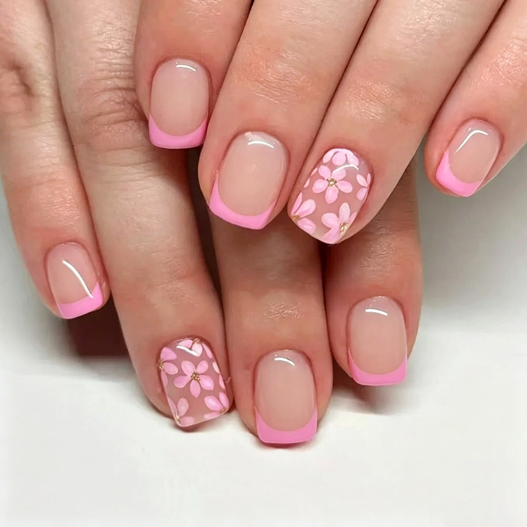 Elegantes Florales Nagelkunst Design Kit Karnz
