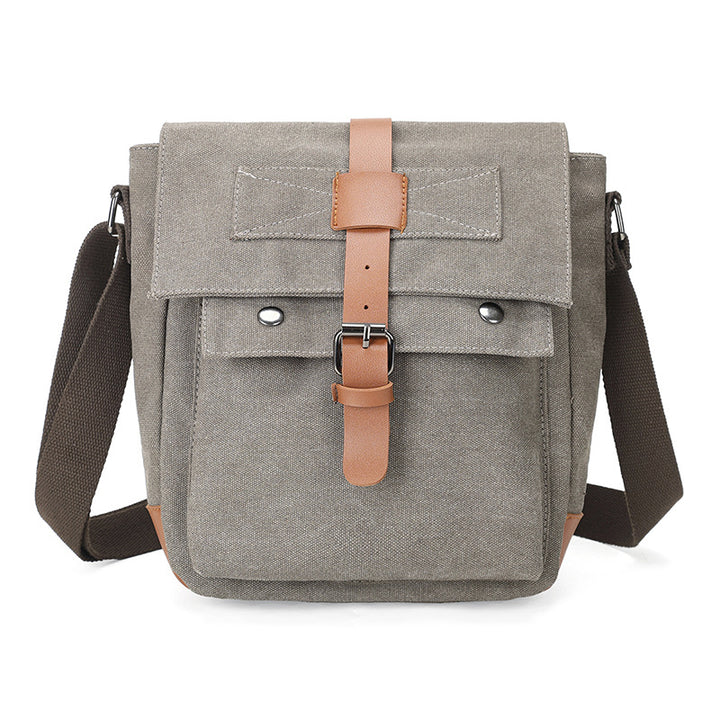 Vintage-inspiriert Canvas Messenger Bag Karnz