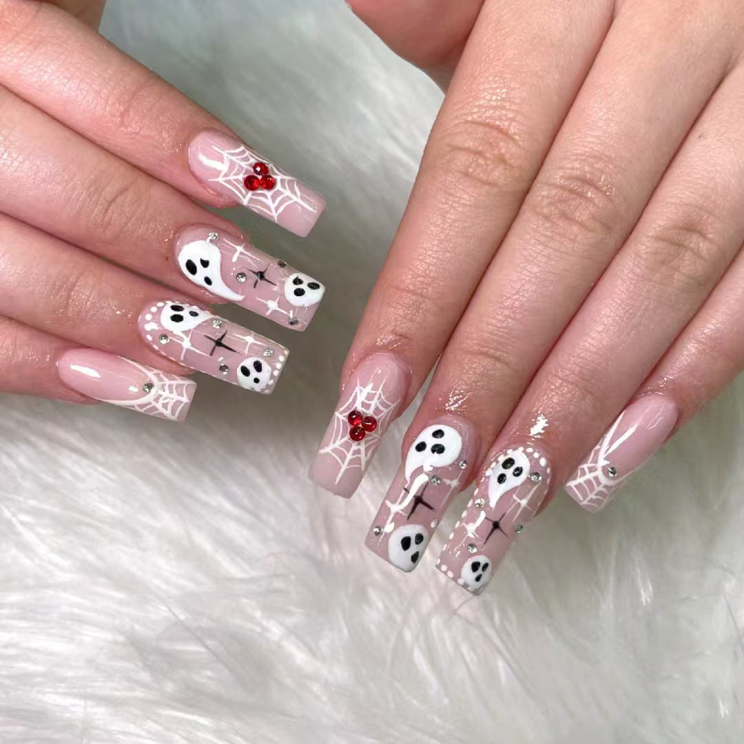 Künstlerisches Halloween-Themen-Nageldesign-Set