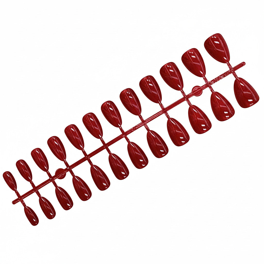 Glänzende Stiletto Druck-Nageltips Karnz