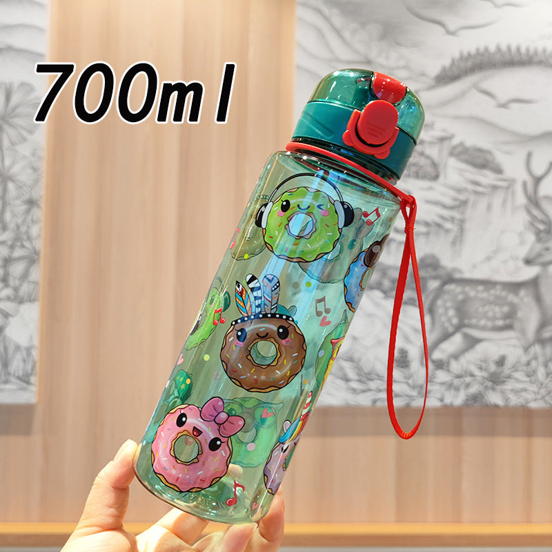 Damen lustige Trinkflasche mit Motivdruck Karnz