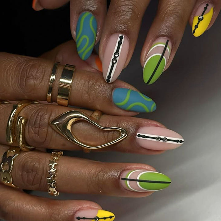 Künstlerisches Press-On Nagelkunst-Set  1791110738