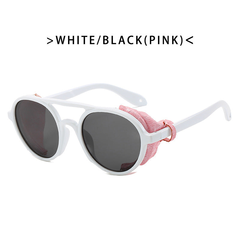 Damen trendige Fashion-Sonnenbrille mit innovativem  Rahmenbrett Karnz
