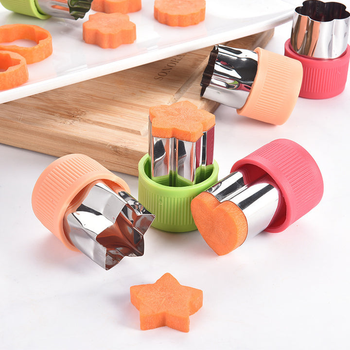 Ausstechformen-Set Aus Edelstahl mit Ergonomischem Griff Karnz